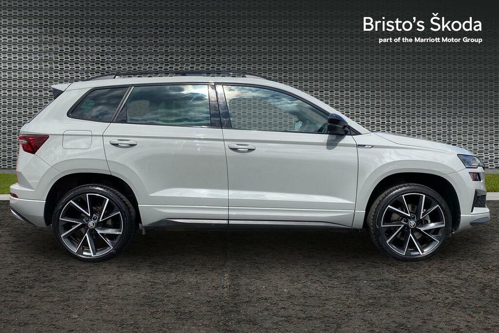 Skoda Karoq 1.5 Tsi Act Sportline Suv Dsg Euro 6 S AX23FBZ Grey #4