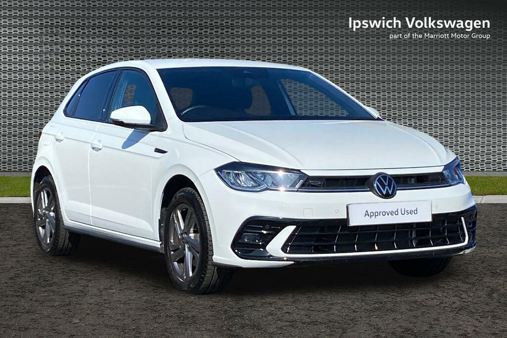 Volkswagen Polo 1.0 Tsi R-line Hatchback Dsg Euro 6 S White