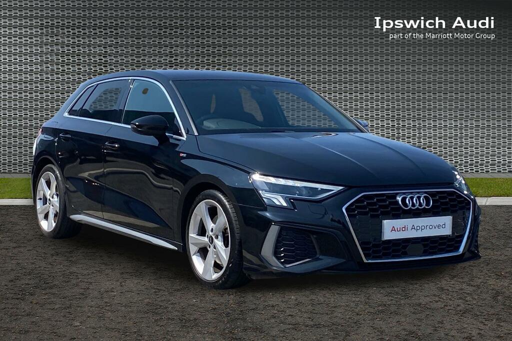Audi A3 1.5 Tfsi 35 S Line Sportback S Tronic E Black