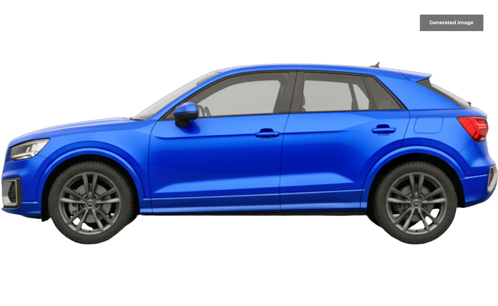 Audi Q2 1.5 Tfsi Cod 35 Black Edition Suv S Tro AX24BEU Blue #6