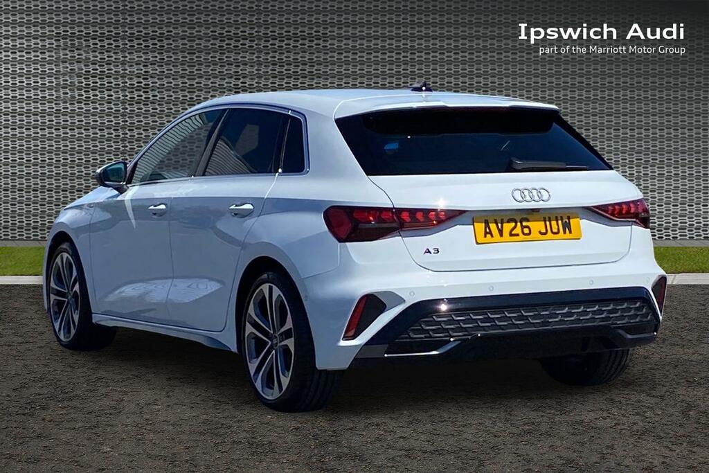 Audi A3 1.5 Tfsi S Line Sportback S Tronic Euro AV26JUW White #3