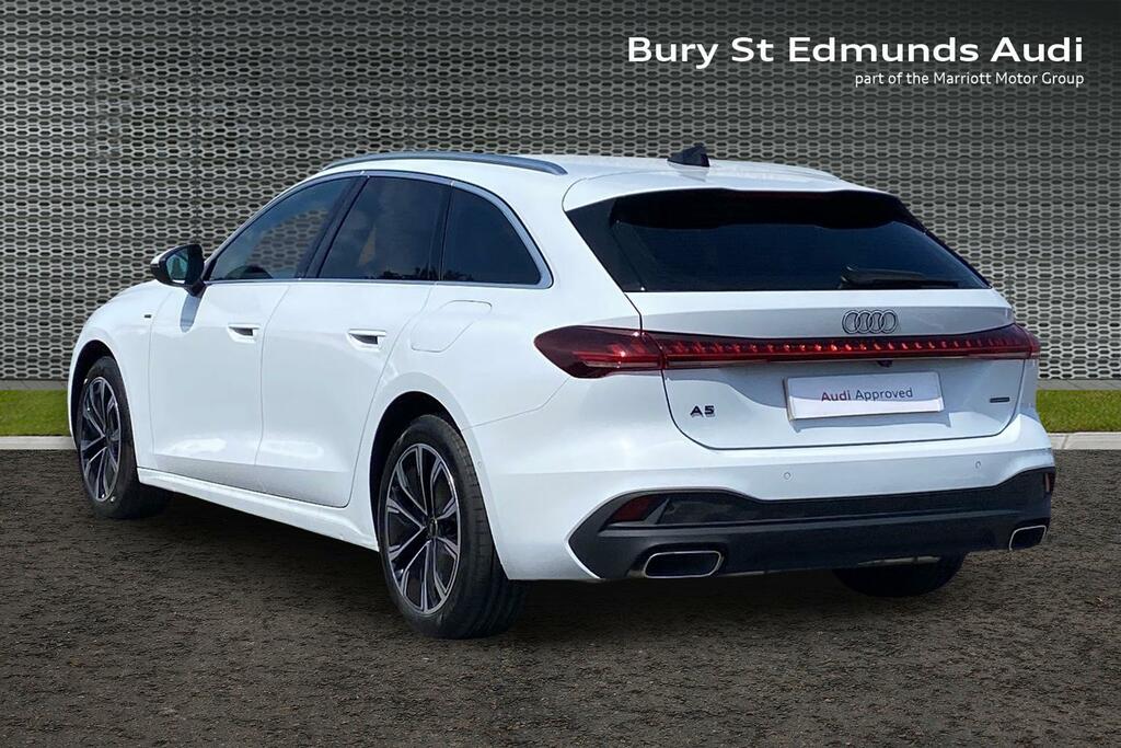 Audi A5 2.0 E-hybrid 25.9Kwh Technik Estate Plu AX26BXB White #3