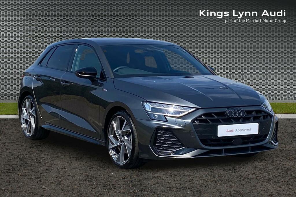 Audi A3 1.5 Tfsi 35 Black Edition Sportback S T Grey