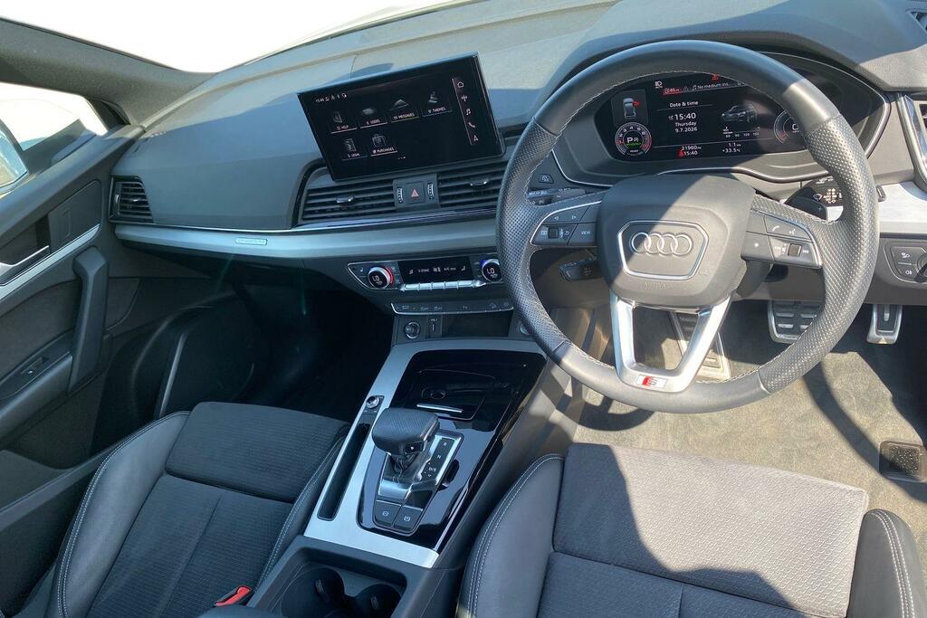 Audi Q5 2.0 Tfsi 45 S Line Suv S Tronic Quattro BG23ZZF White #6
