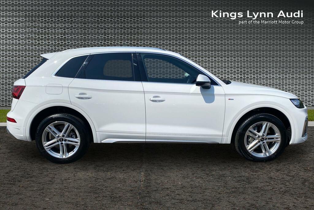 Audi Q5 2.0 Tfsi 45 S Line Suv S Tronic Quattro BG23ZZF White #4
