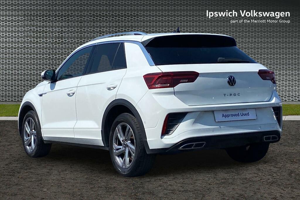 Volkswagen T-Roc 1.5 Tsi R-line Suv Dsg Euro 6 Ss 15 VA22RZC White #3