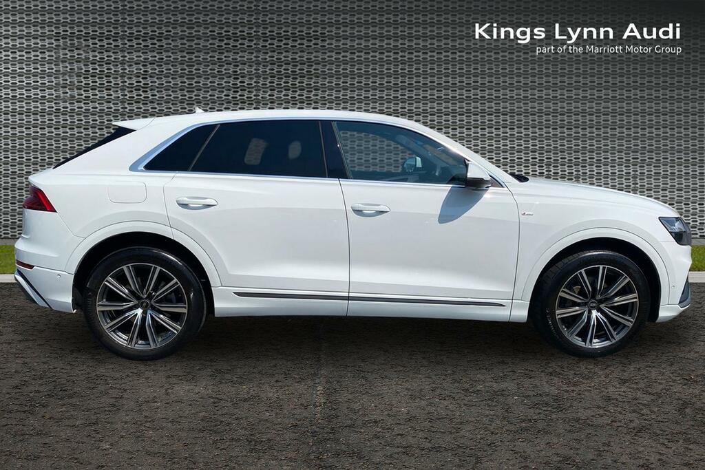 Audi Q8 3.0 Tdi V6 50 S Line Suv Tiptronic Quat White #4