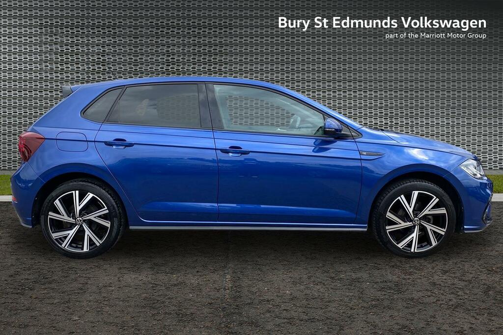 Volkswagen Polo 1.0 Tsi R-line Hatchback Dsg Euro 6 S AY73XUL Blue #4