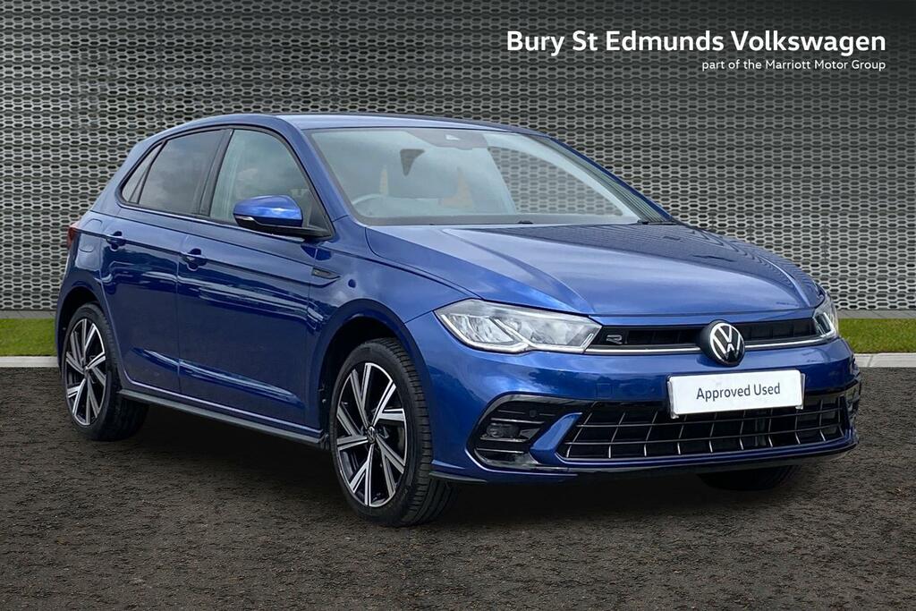 Volkswagen Polo 1.0 Tsi R-line Hatchback Dsg Euro 6 S Blue