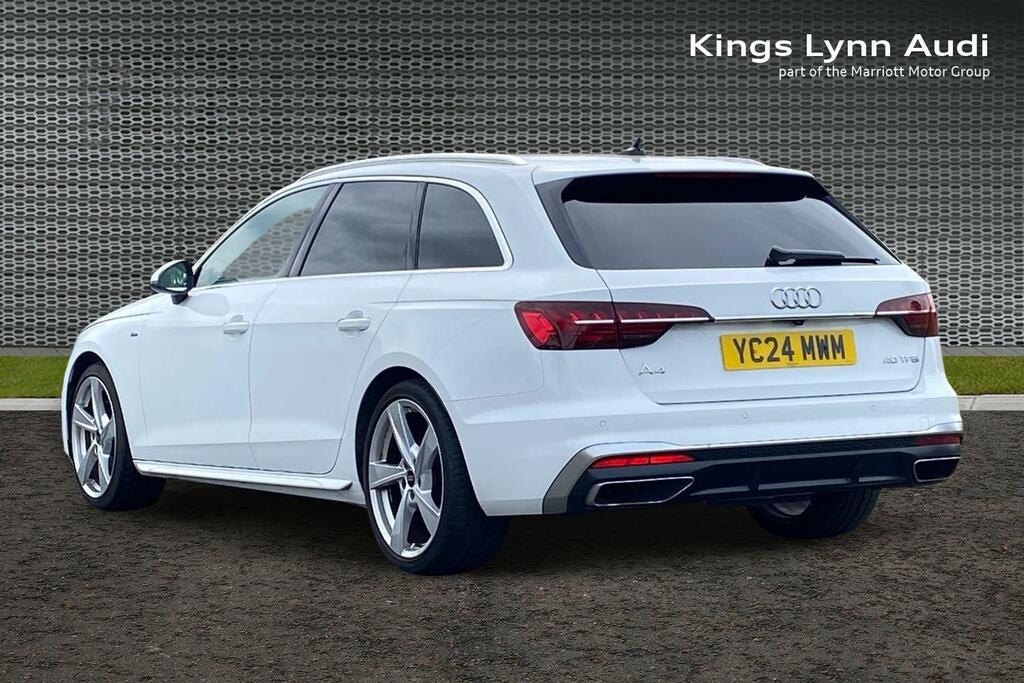 Audi A4 Avant 2.0 Tfsi 40 S Line Estate S Tronic Euro White #3