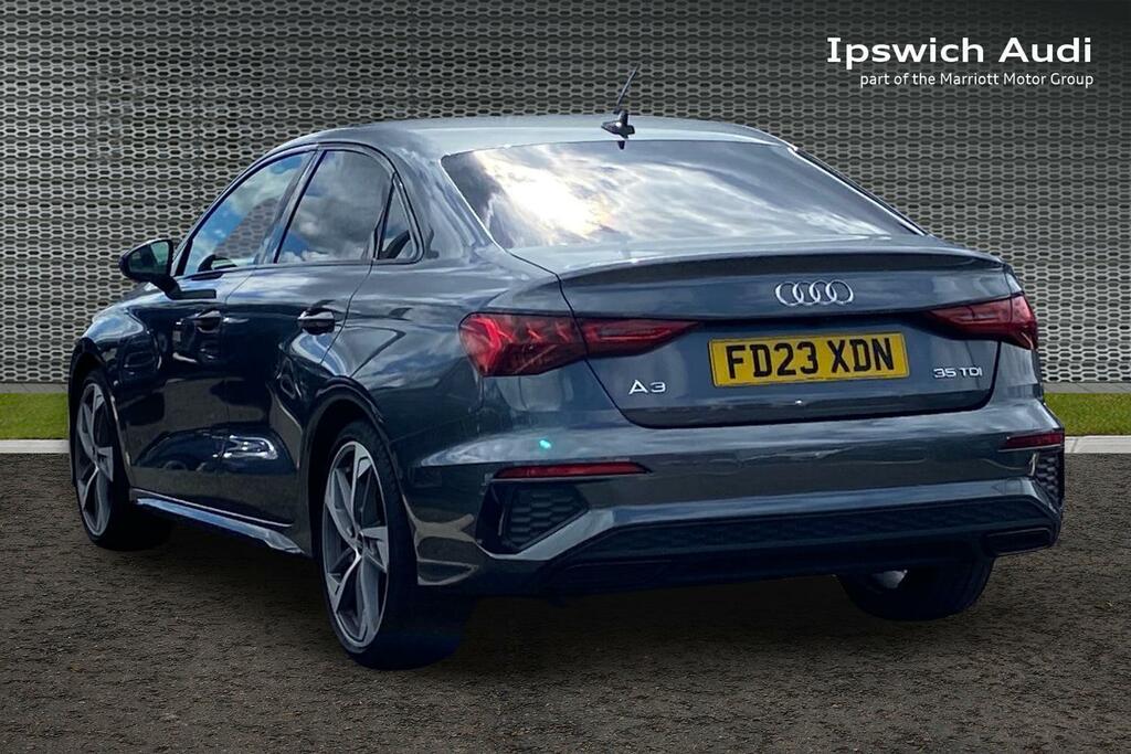 Audi A3 2.0 Tdi 35 Edition 1 Saloon S Tronic Eu FD23XDN Grey #3