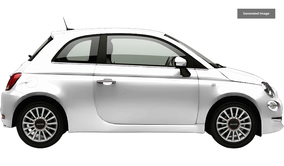 Fiat 500 1.2 Pop Hatchback Euro 6 Ss White #5