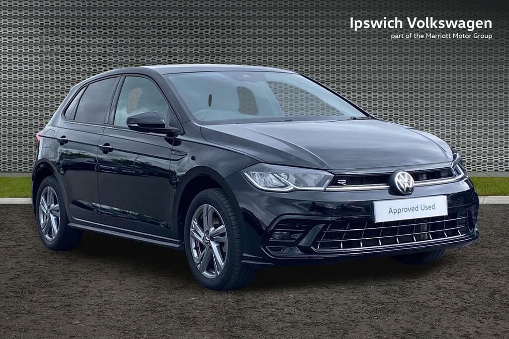 Volkswagen Polo 1.0 Tsi R-line Hatchback Dsg Euro 6 S Black