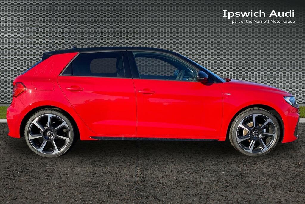Audi A1 1.0 Tfsi 25 Black Edition Sportback S T AV75SYS Red #4