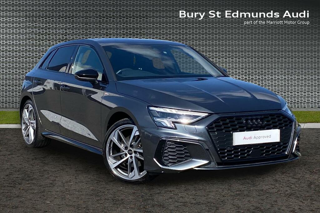 Audi A3 1.5 Tfsi 35 Black Edition Sportback S T Grey