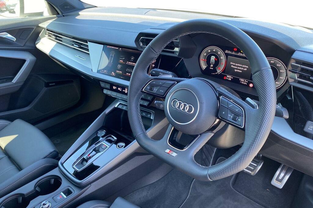 Audi A3 1.5 Tfsi 35 S Line Sportback S Tronic E AV75RZZ White #6