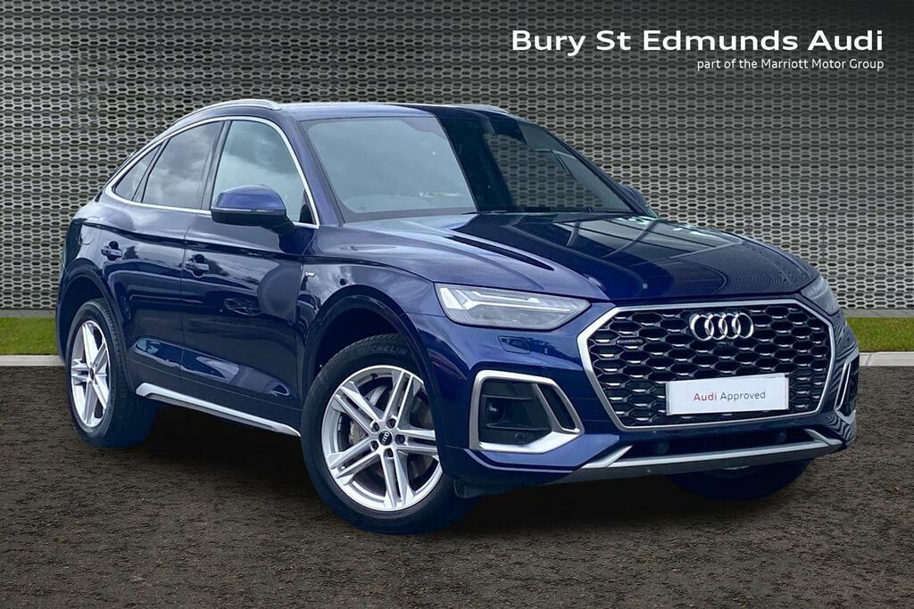 Audi Q5 2.0 Tdi 40 S Line Sportback S Tronic Qu Blue