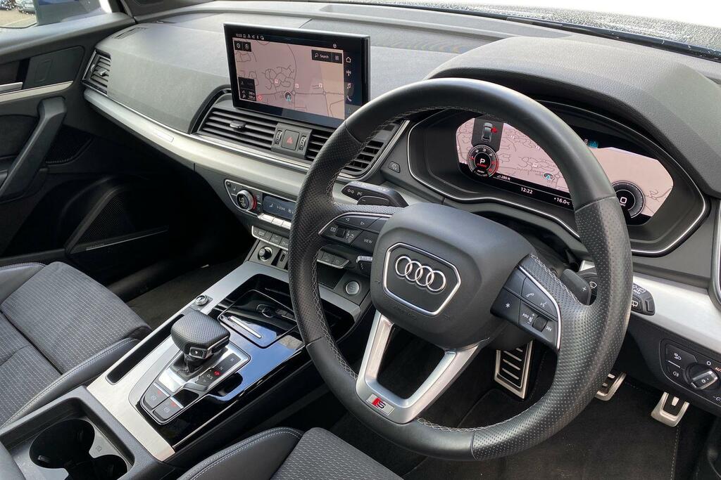 Audi Q5 2.0 Tdi 40 S Line Sportback S Tronic Qu GY23HAE Blue #6
