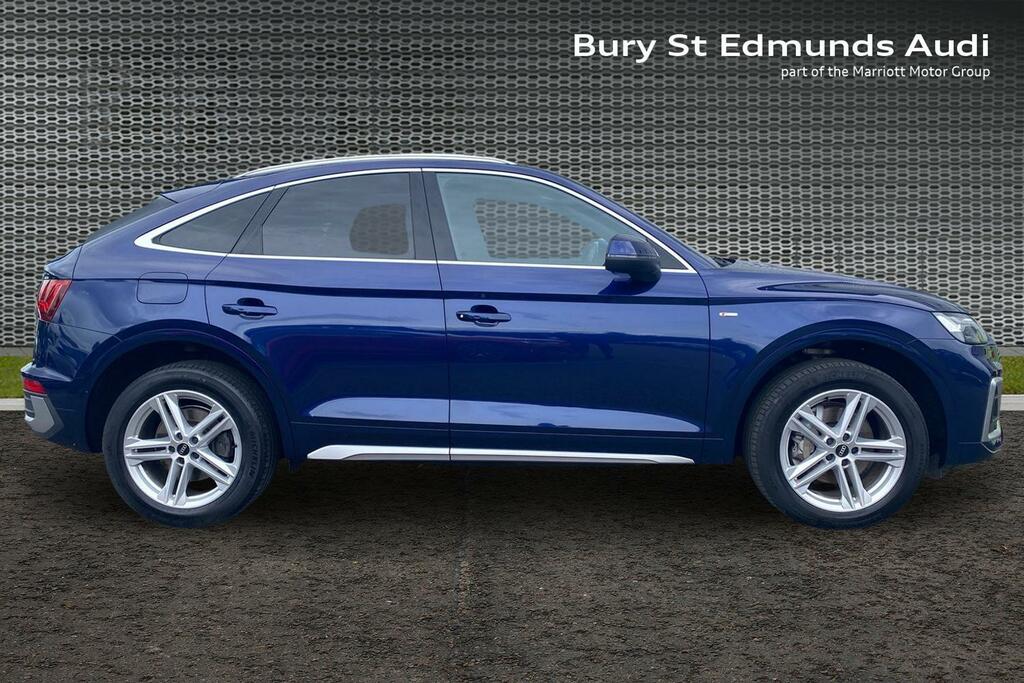 Audi Q5 2.0 Tdi 40 S Line Sportback S Tronic Qu GY23HAE Blue #4