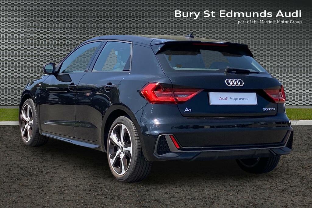 Audi A1 1.0 Tfsi 30 S Line Sportback S Tronic E MM23NTV Black #3