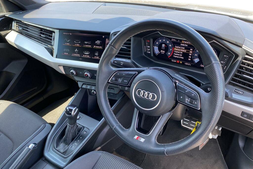 Audi A1 1.0 Tfsi 30 S Line Sportback S Tronic E MM23NTV Black #6