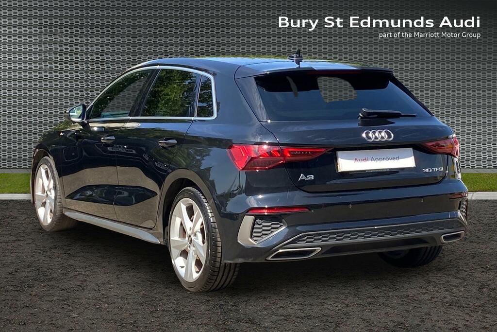 Audi A3 1.0 Tfsi 30 S Line Sportback S Tronic E Black #3