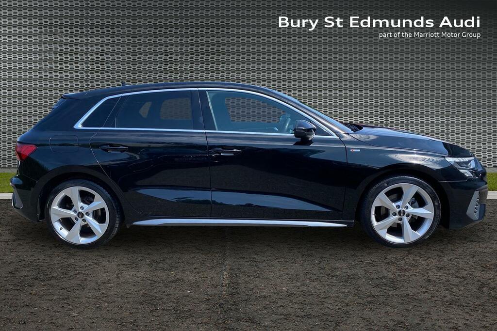 Audi A3 1.0 Tfsi 30 S Line Sportback S Tronic E Black #4