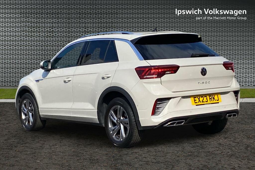 Volkswagen T-Roc 1.5 Tsi R-line Suv Dsg Euro 6 Ss 15 EX23RKJ Grey #3