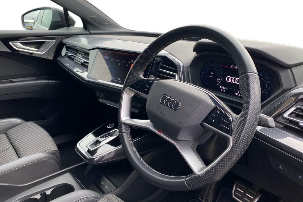 Audi Q4 E Tron 50 S Line Sportback Quattro 82Kw KS22KMK Black #6