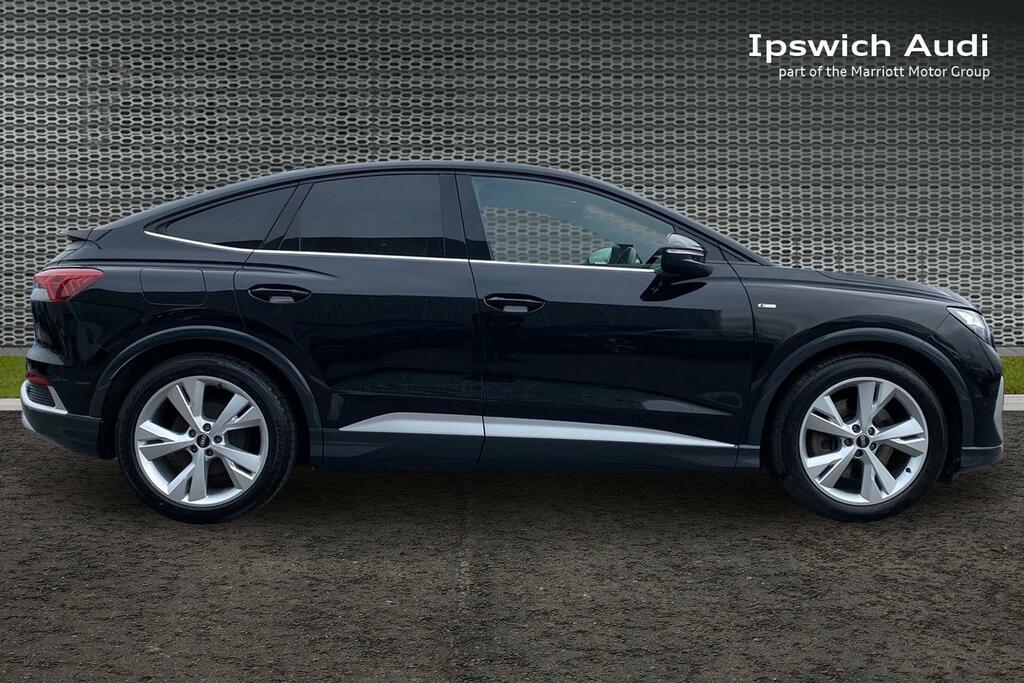 Audi Q4 E Tron 50 S Line Sportback Quattro 82Kw KS22KMK Black #4