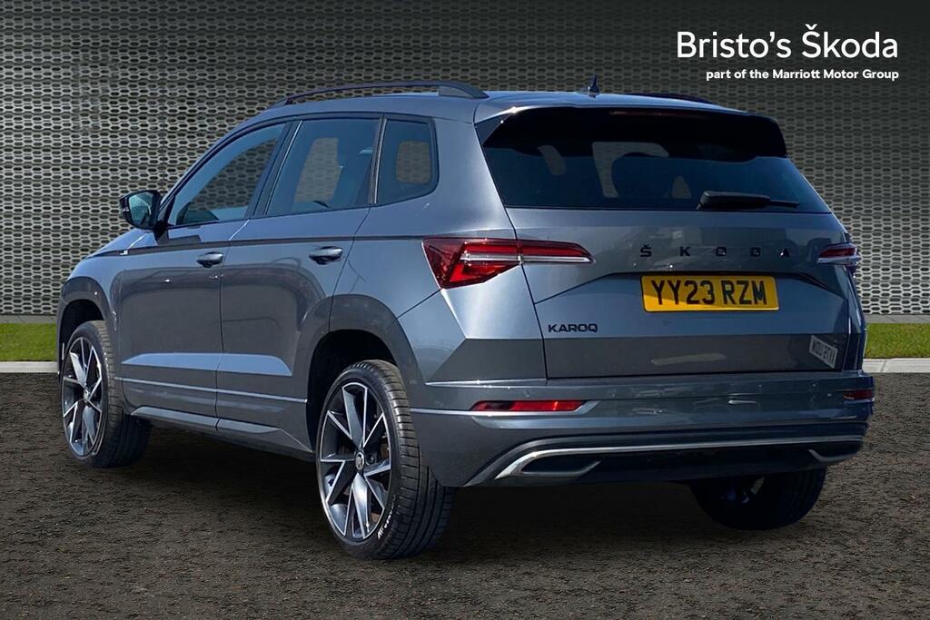 Skoda Karoq 1.5 Tsi Act Sportline Suv Dsg Euro 6 S YY23RZM Grey #3