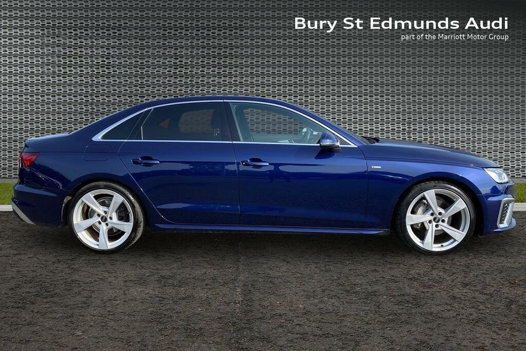 Audi A4 2.0 Tfsi 40 S Line Saloon S Tronic Euro MT24AYG Blue #4