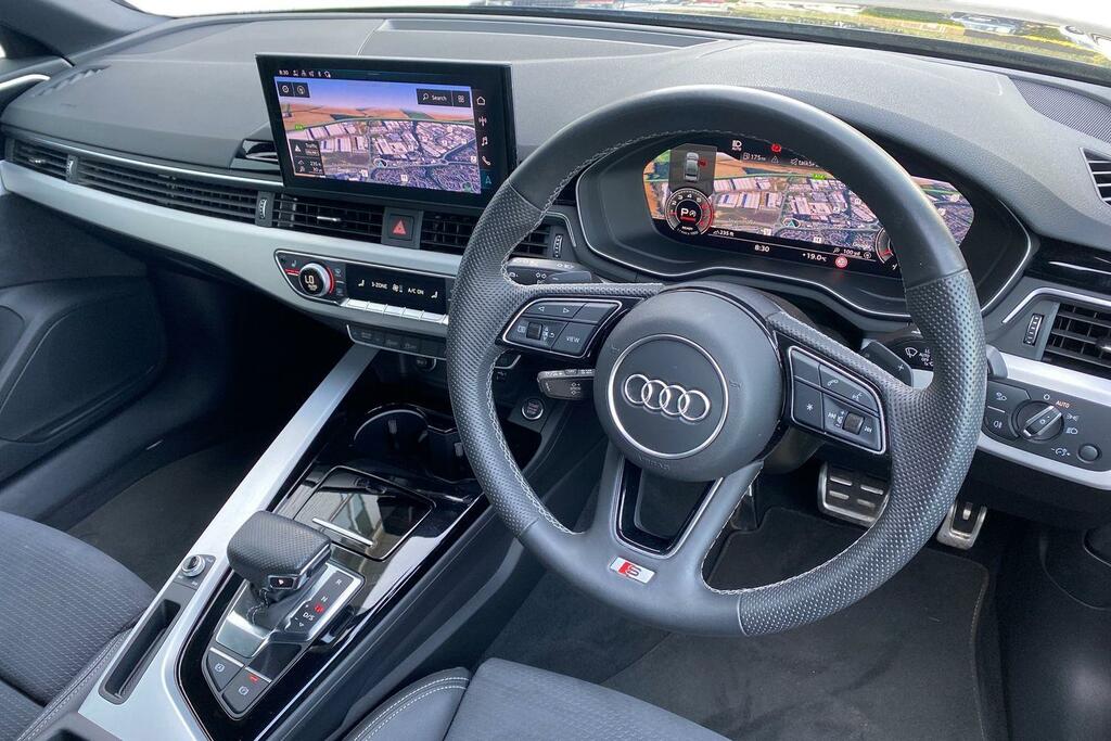 Audi A4 2.0 Tfsi 40 S Line Saloon S Tronic Euro MT24AYG Blue #6