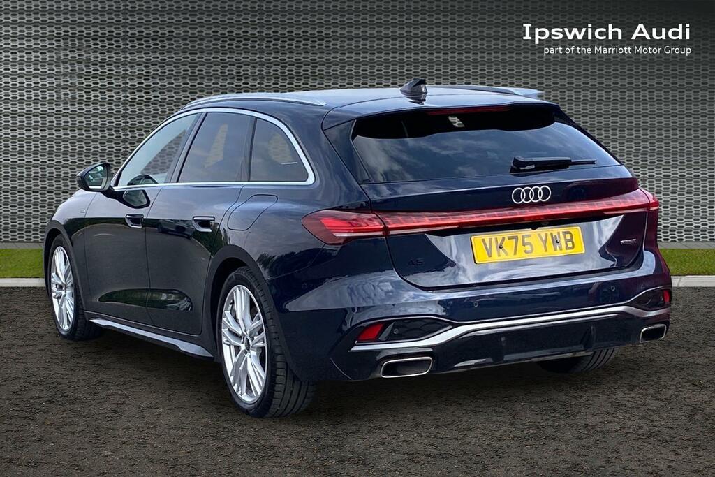 Audi A5 2.0 E-hybrid 25.9Kwh S Line Estate Plug VK75YWB Blue #3