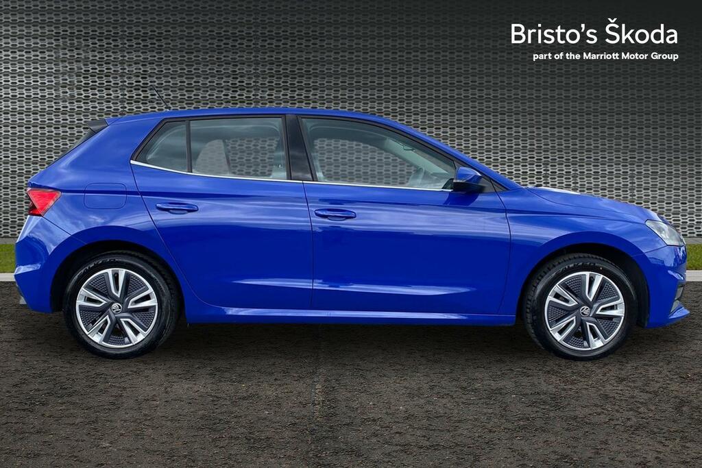 Skoda Fabia 1.0 Tsi Se L Hatchback Dsg Euro 6 Ss DG23LXZ Blue #4