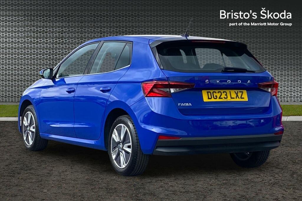 Skoda Fabia 1.0 Tsi Se L Hatchback Dsg Euro 6 Ss DG23LXZ Blue #3