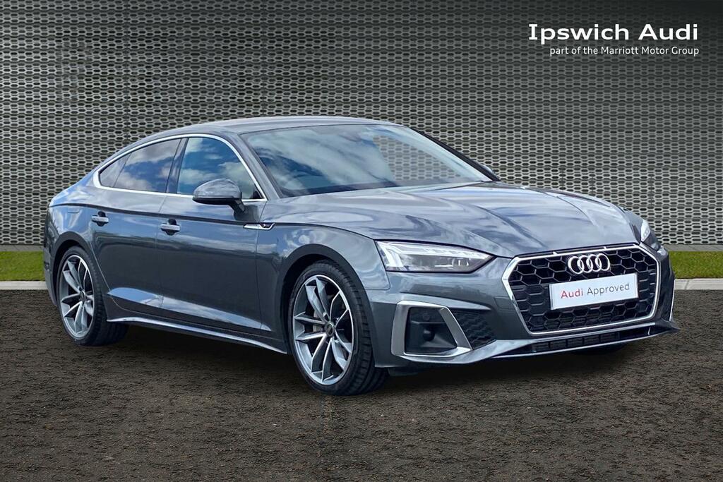 Audi A5 2.0 Tfsi 40 S Line Sportback S Tronic E Grey