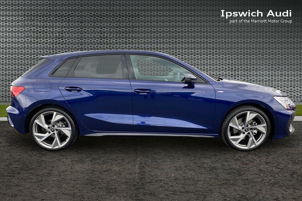 Audi A3 1.5 Tfsi Black Edition Sportback S Tron Blue #4