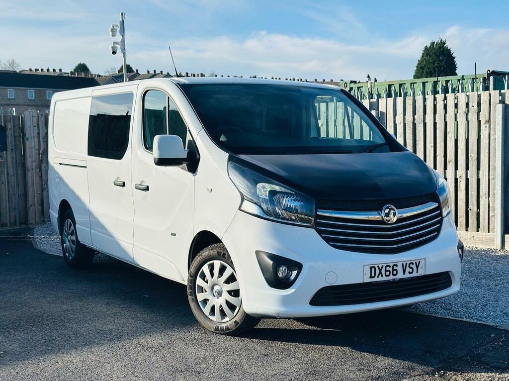 Vauxhall Vivaro 1.6 Cdti 2900 Sportive Crew Van L2 H1 Euro 5 White