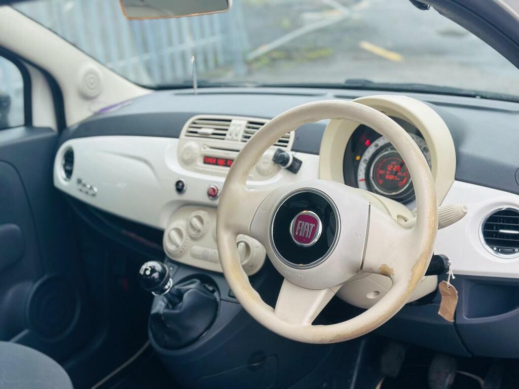 Fiat 500 1.4 Sport Hatchback Euro 5 Ss White #14