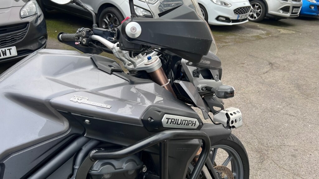 Triumph Tiger Explorer Abs 12My Service History Back Box LV15JVP Grey #6