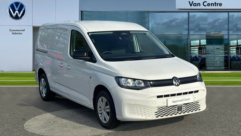 Volkswagen Caddy Maxi C20 Caddy Cargo Commerce Plus Maxi 102 Ps 2.0 Tdi White