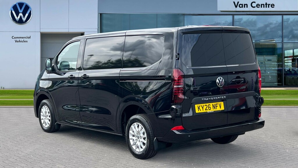 Volkswagen Transporter Transporter 2.0 Tdi 150 Commerce Pro Van KY26NFV Black #3