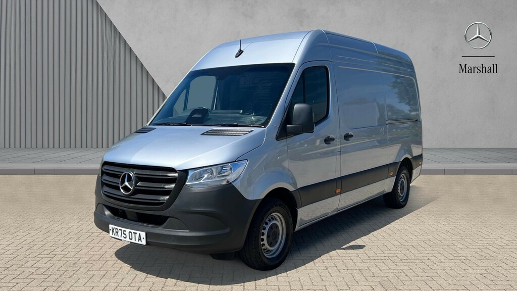 Mercedes-Benz Sprinter Sprinter 3.5T H2 Pro Van 9G-tronic KR75OTA Silver #4