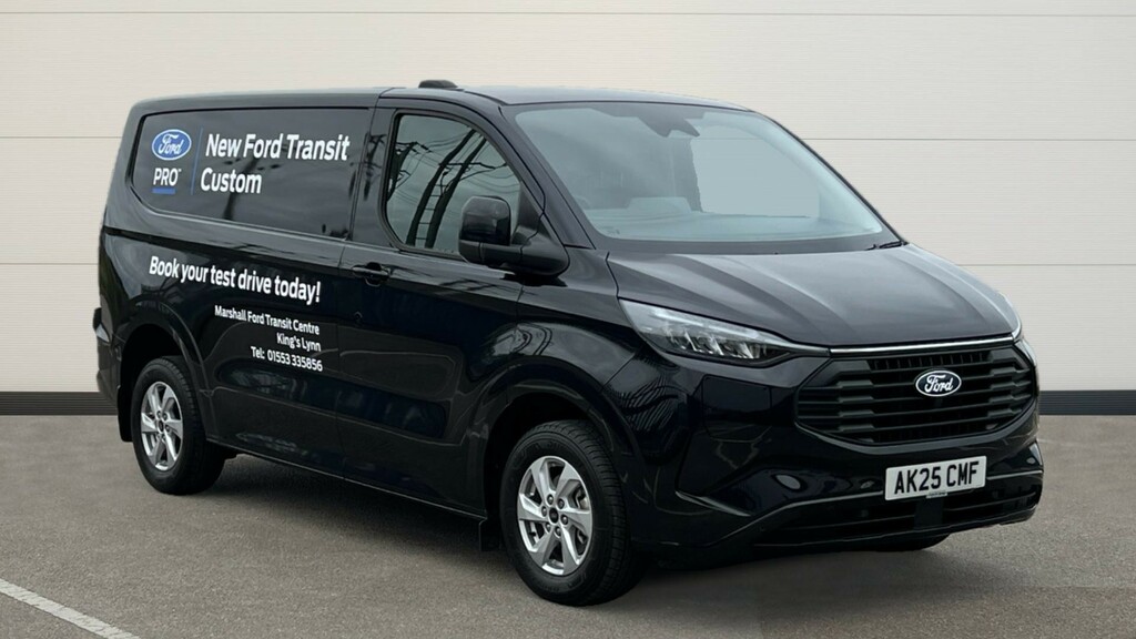 Ford Transit Custom Transit Custom 2.5 Phev 232Ps H1 Van Limited AK25CMF Black