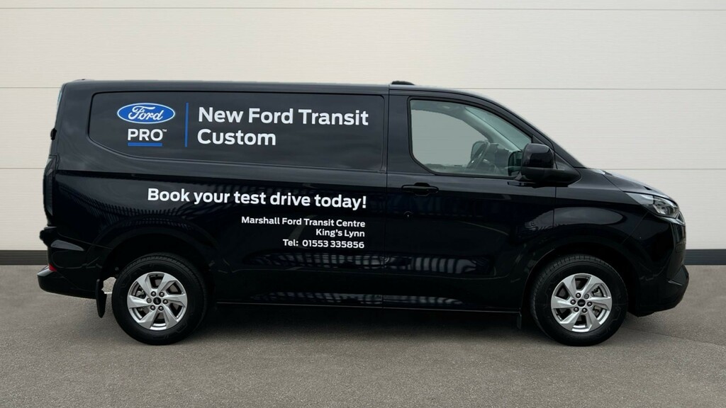 Ford Transit Custom Transit Custom 2.5 Phev 232Ps H1 Van Limited AK25CMF Black #5