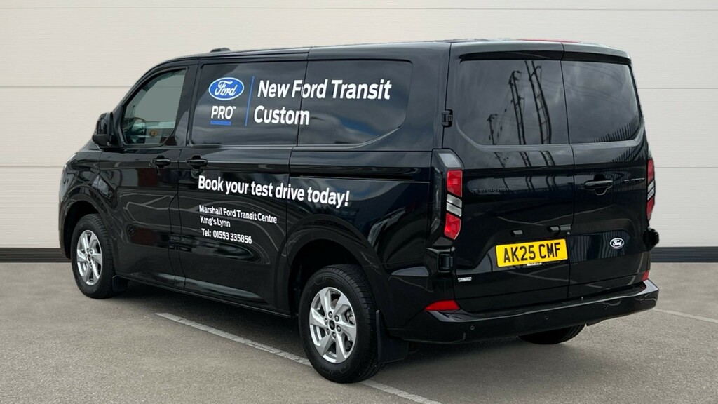 Ford Transit Custom Transit Custom 2.5 Phev 232Ps H1 Van Limited AK25CMF Black #2