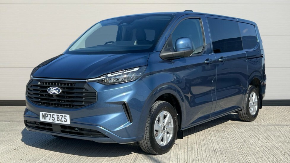 Ford Transit Custom Transit Custom 2.0 Ecoblue 136Ps H1 Double Cab Van WP75BZS Blue #3