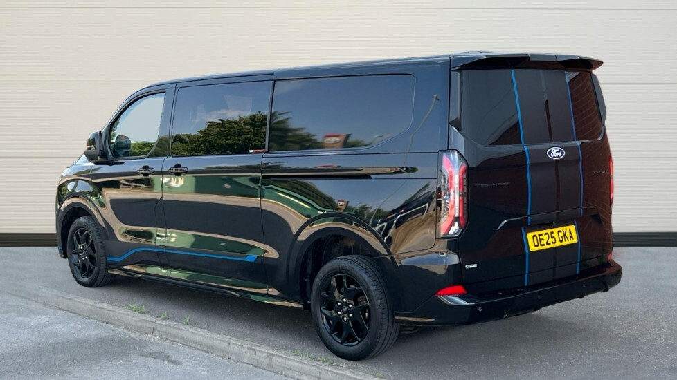 Ford Transit Custom Transit Custom 2.5 Phev 232Ps H1 Double Cab Van Sp OE25GKA Black #2