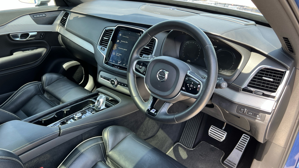 Volvo XC90 Xc90 2.0 T8 390 Hybrid R Design Pro Awd Gtro Blue #4